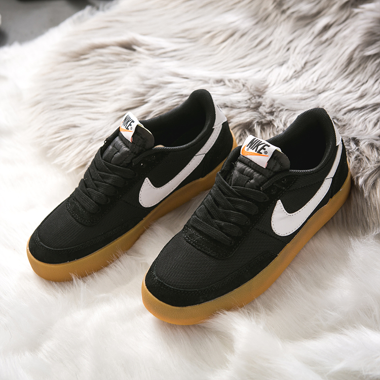 Women Nike Killshot 2 Leather Black White Gum Sole Shoes